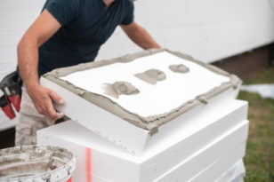 styropor mit gips kleben