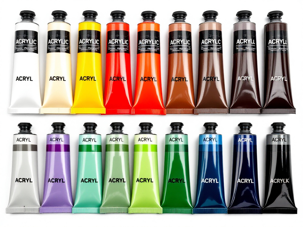 Acrylfarben mischen » Praktische Tabelle für Farben