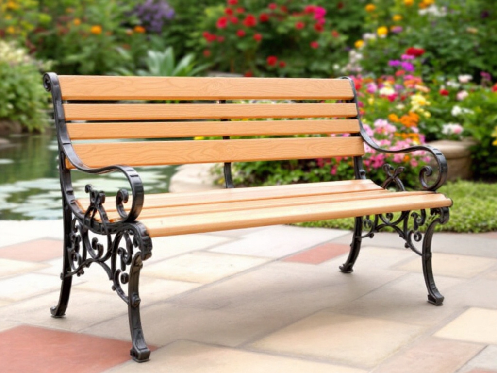 Gartenbank aus Beton und Holz selber bauen » Anleitung