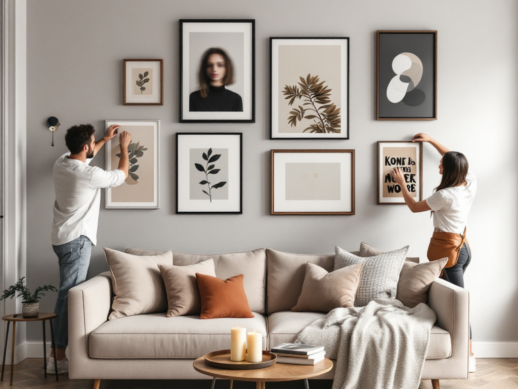 Fotos An Wand Kleben Ohne Rückstände Bilder an der Wand kleben » Ideen und Tipps zur Umsetzung