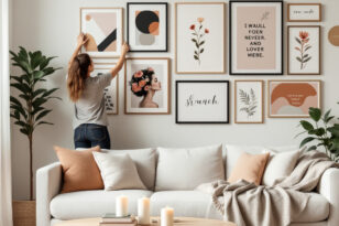 Bilder an der Wand befestigen » Methoden & Tipps
