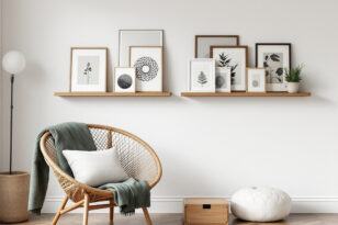 Schild an der Wand befestigen » Ideen ohne Bohren
