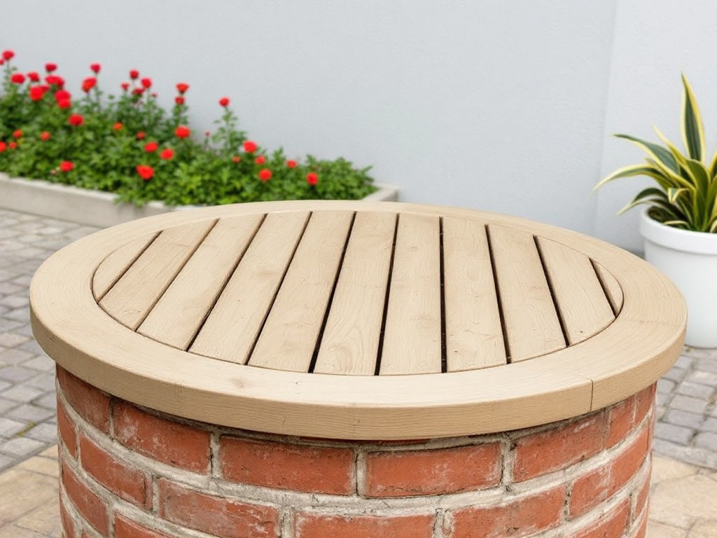 Brunnenabdeckung aus Holz selber bauen » Ideen & Tipps