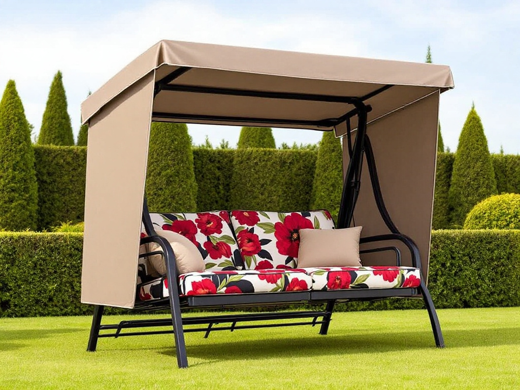 Ersatz-Schaukelbezug Wasserdicht - Abnehmbare Schaukelabdeckung Für Hollywoodschaukel Terrasse