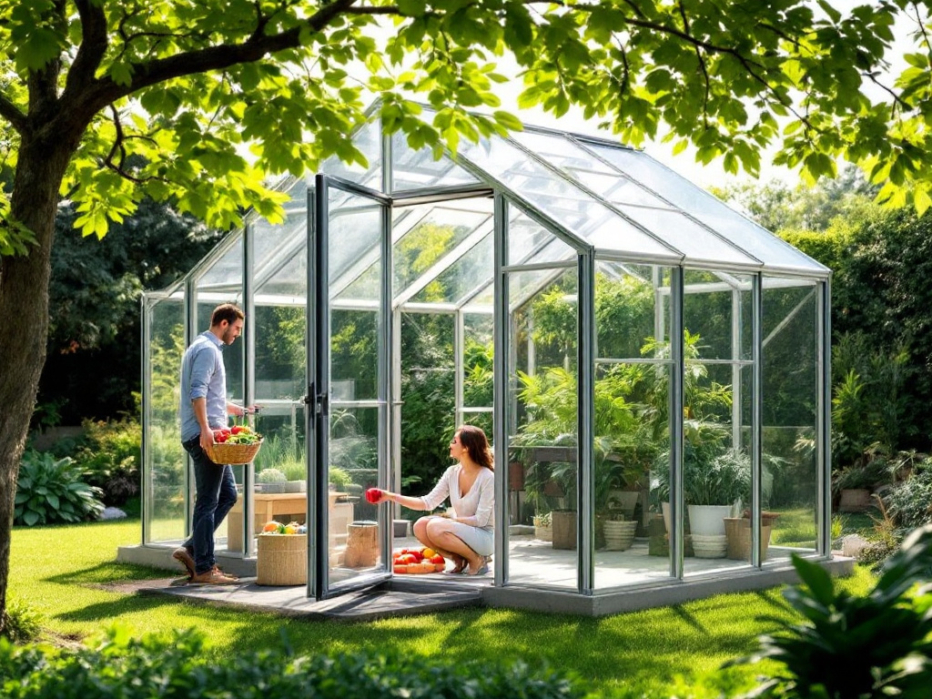 Dachrinne am Gewächshaus selber bauen » SchrittfürSchritt