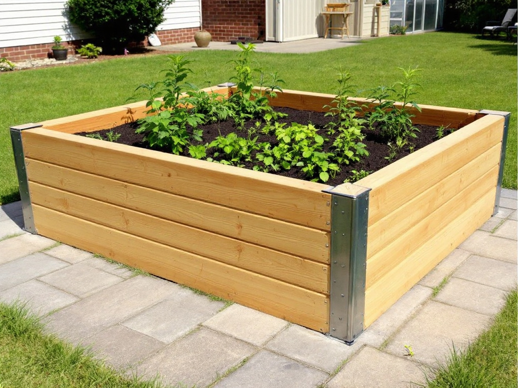 Hochbeet für Kräuter selber bauen » SchrittfürSchrittAnleitung