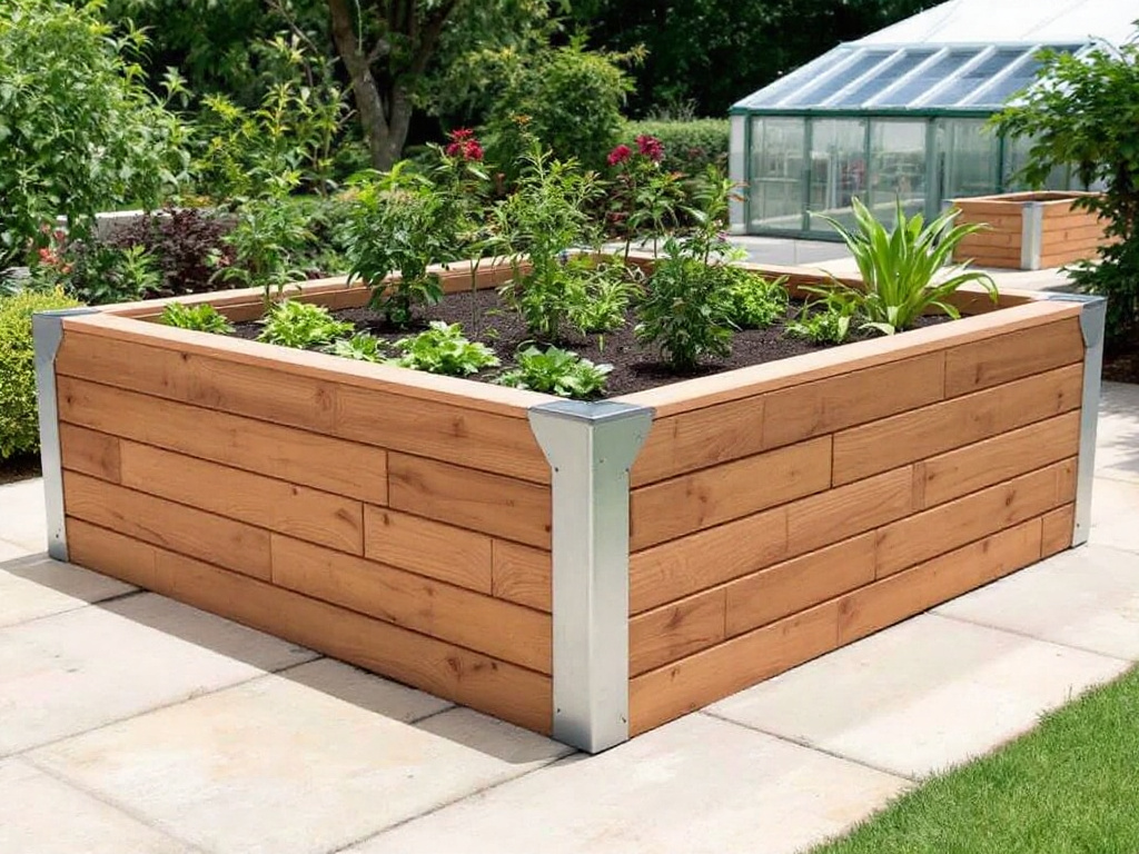 Hochbeet mit Sitzbank selber bauen » Anleitung & Tipps