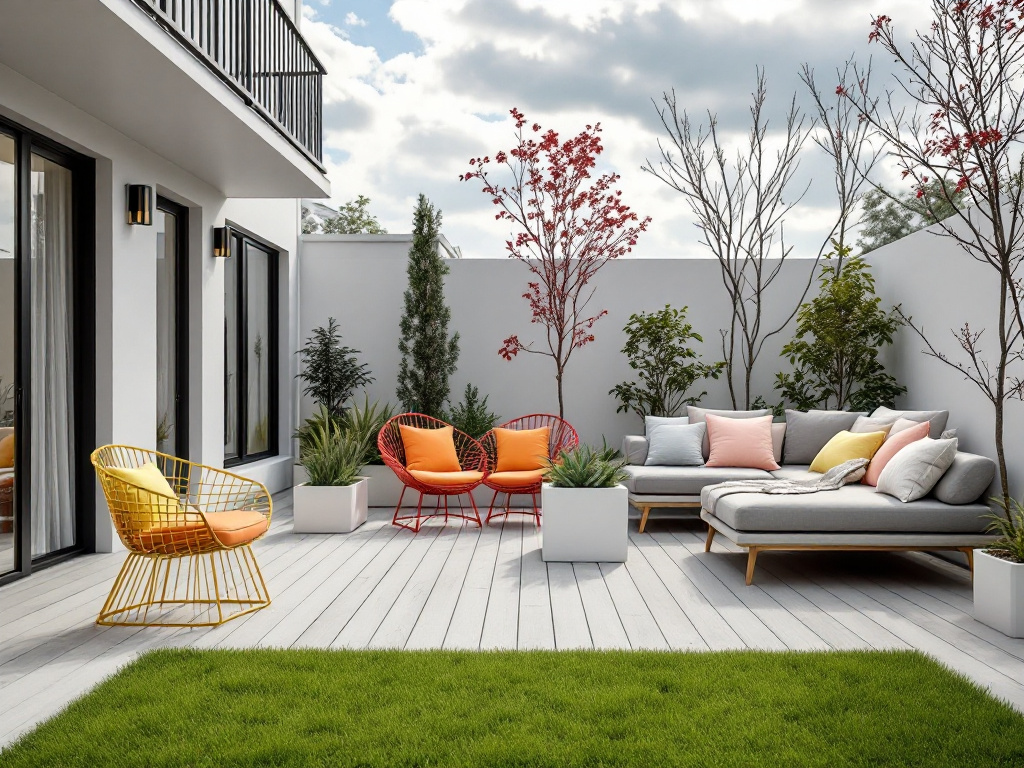 Kleine Terrasse gestalten mit Sichtschutz » Ideen & Tipps