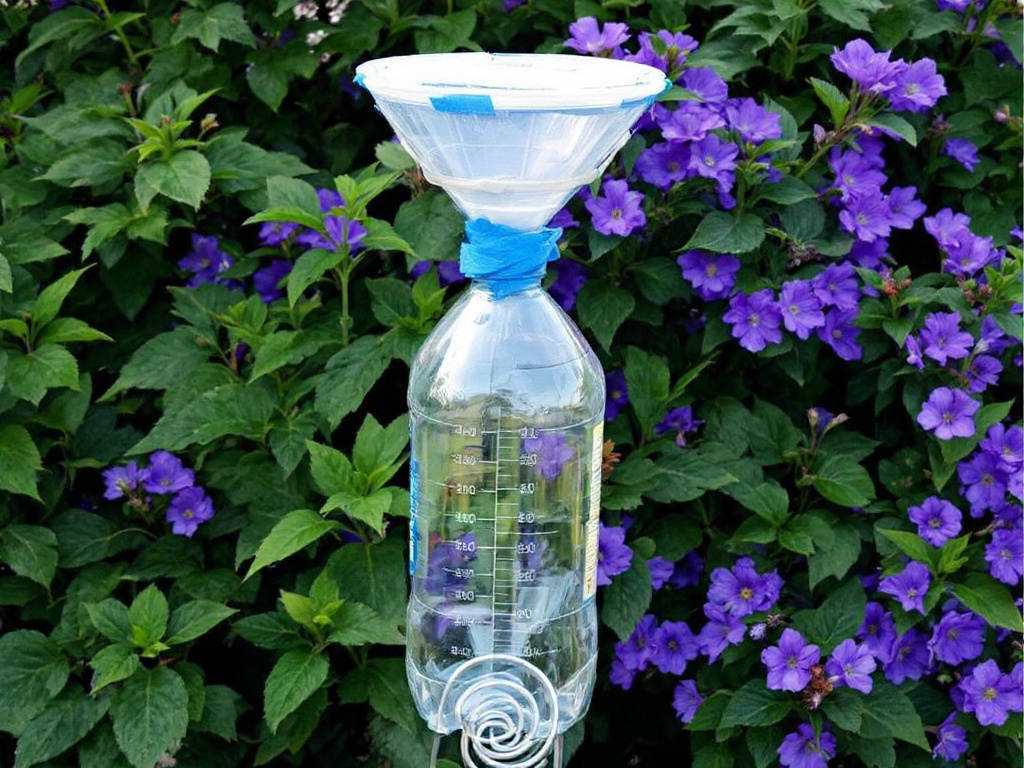 Regenmesser Für Garten - Transparenter Messbecher 72cm Mit Großen Ziffern