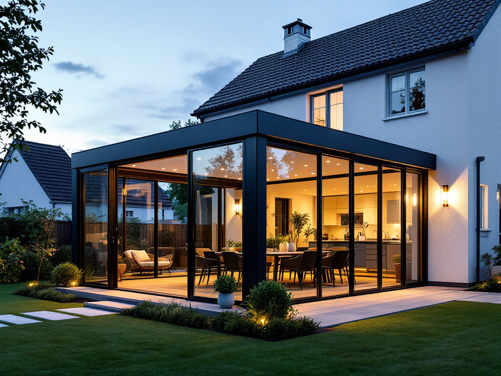 Elegantes Seitenwand Fr Terrassenberdachung Selber Bauen Bild