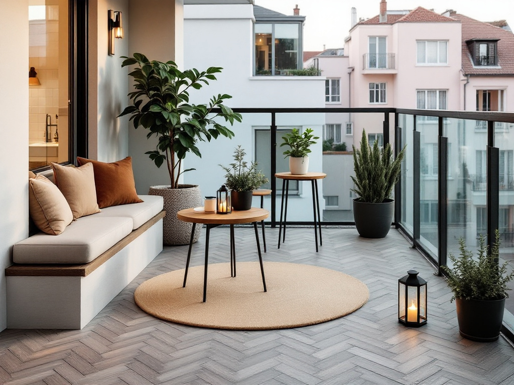Sitzecke auf dem Balkon selber bauen » Ideen & Tipps