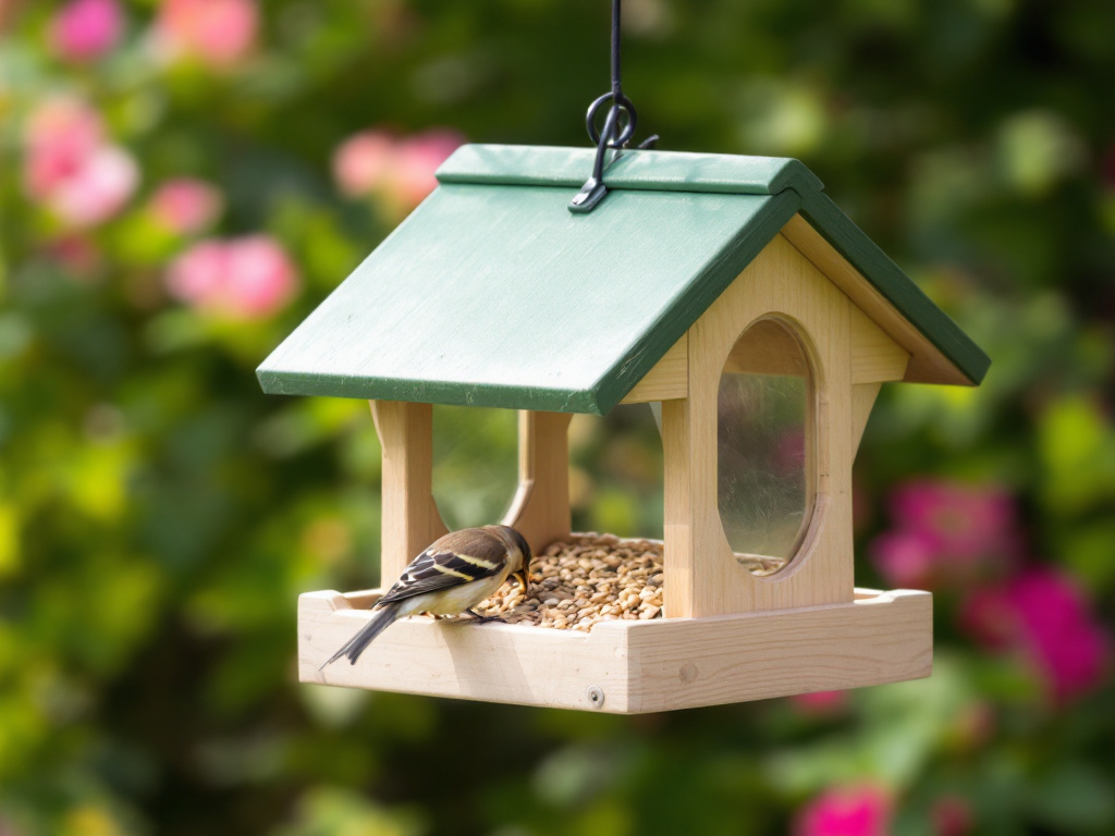 Vogelfutterstation selber bauen » Anleitung mit Flasche