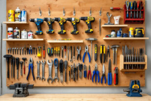 Werkzeug aufhängen an der Wand » Tipps zur Ordnung